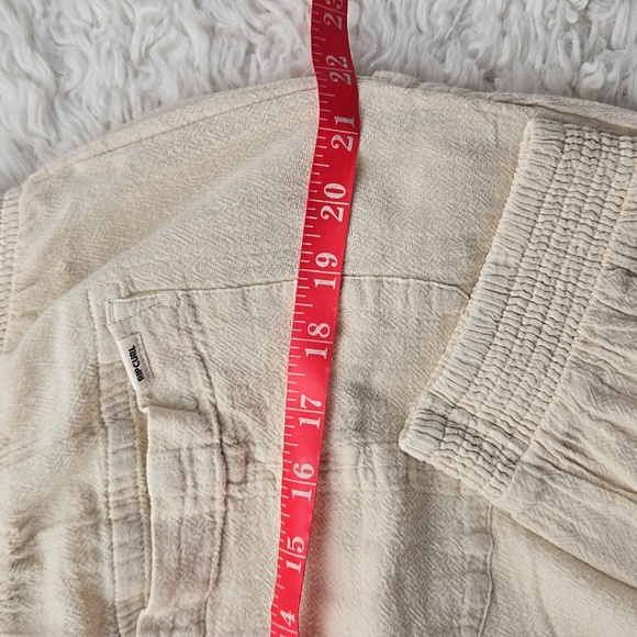 Rip Curl Classic Surf Pants Beachy Ivory Cotton Jogger Large - Picture 9 of 11